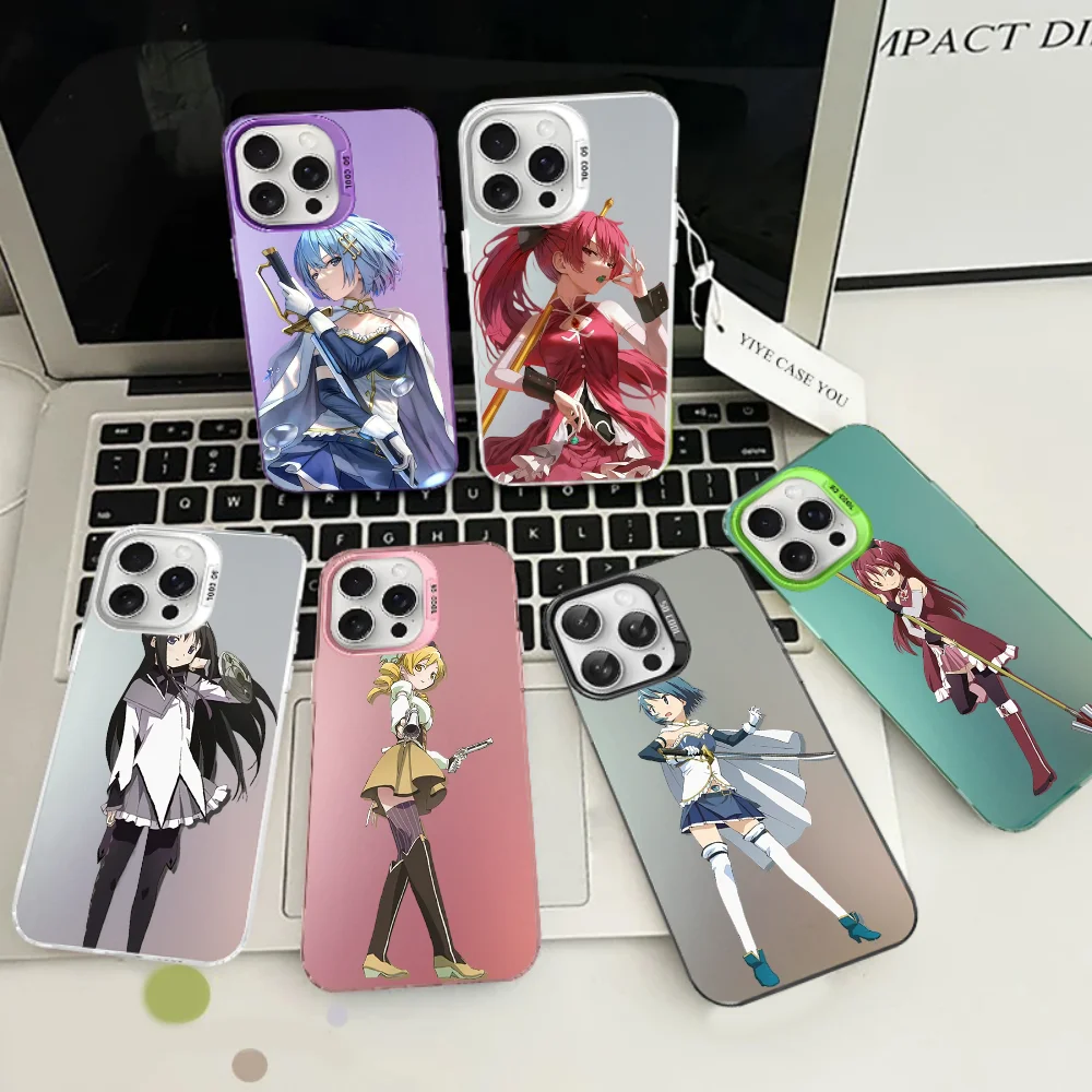 

Puella Magi Madoka Magica Phone Case For IPhone 16 15 14 13 12 11 Pro Max X XR XSMAX 8 7 Plus Matte Shockproof Back Cover