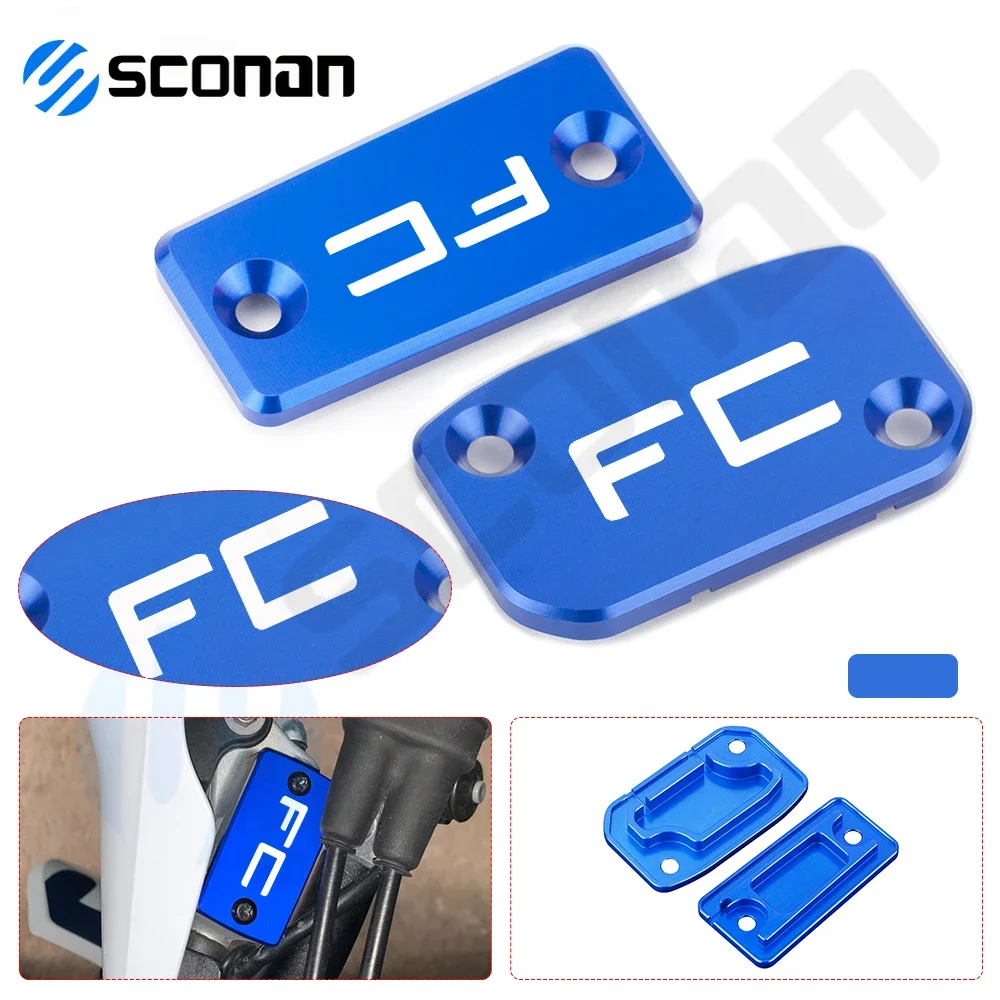 

Motorcycle Front Brake Fluid Reservoir Cover Cap For Hus FC 250 FC350 450 2018-22 FX450 TC125 TC250 2021 2022 TX300i 2022