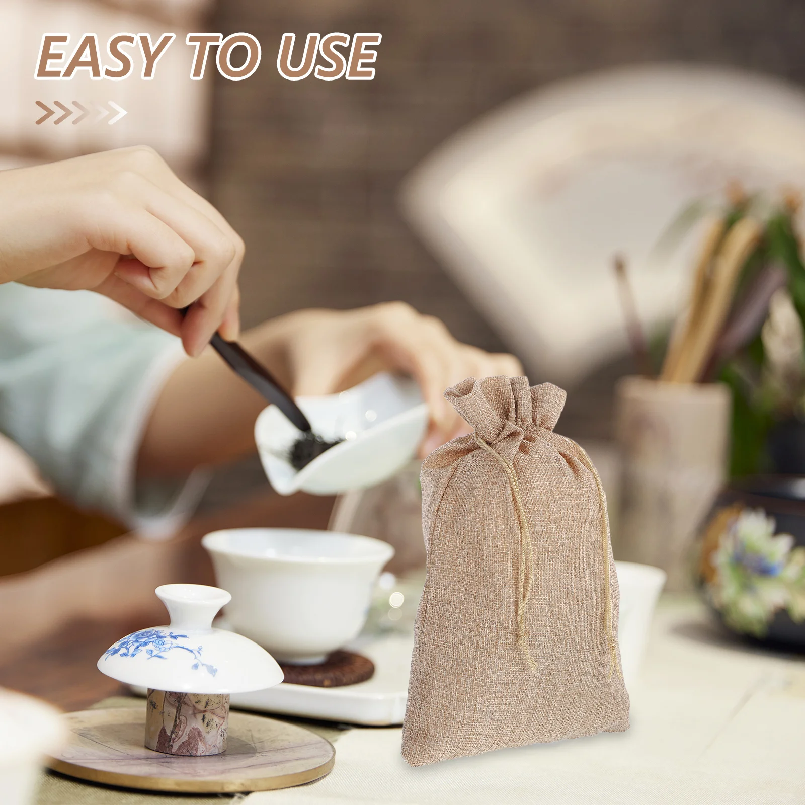 10 قطعة حقيبة برباط حقائب للهدايا للمجوهرات حفل زفاف مهرجان النسيج تخزين المنظم أكياس لملحقات بطاقة الحرف اليدوية #2