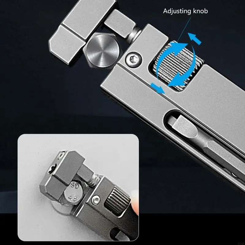 57QF Precise Adjustable Wrench Spanner Portable Pocket Tool Suitable For Easy Use Mechanics Outdoor Adventurers Professional