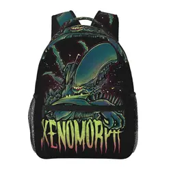 Beware The Xenomorph Backpacks Boys Girls Bookbag Children School Bags Cartoon Laptop Rucksack Shoulder Bag Large Capacity