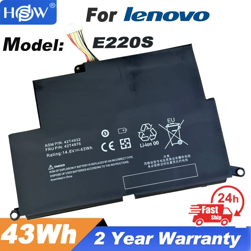 

New 42T4932 Laptop Battery for Lenovo ThinkPad Edge E220s S220 42T4976 50382NU 503832C 42T4935 42T4933 42T4934 42T4984