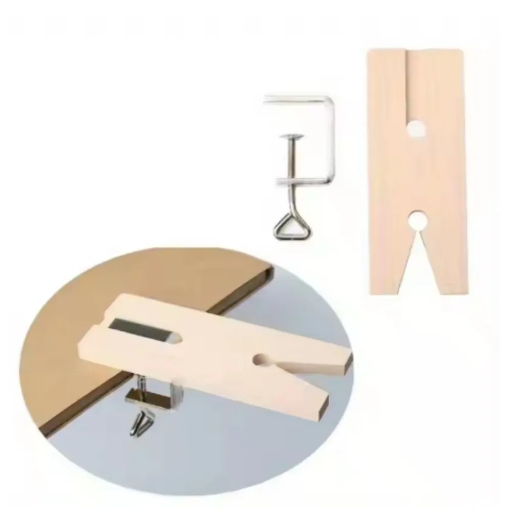 Wooden Jewelry Bench Vise Table Mount Fixing Vise for Jewelry Sawing Engraving DIY Handmade Jewellery Making Repair Craft Tool