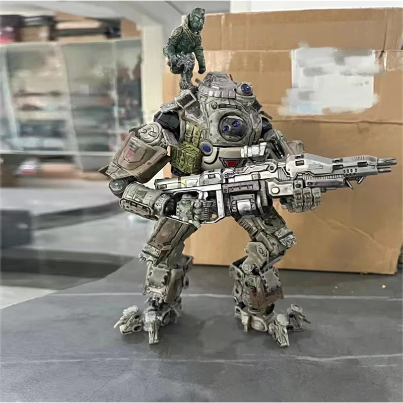 27cm Titanfall 2 Atlas Action Figure Weapon Set Plastic Collectible Play Arts Pa Action Toy Game Figures Birthday Kids Gift