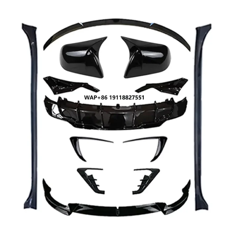 

Factory Direct Auto Front Spoiler Full Body Protection Kits ABS Style Universal Rear Spoiler