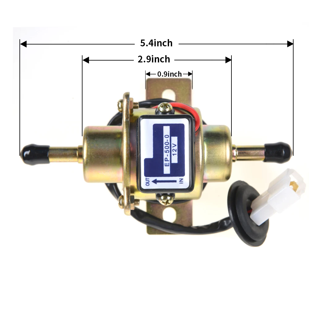 Pompa Bahan Bakar Listrik Gas/Diesel Universal 12V Seri EP500 ( 035000 -0460) untuk Pipa Oli & Sistem Diesel Mobil Sepeda Motor