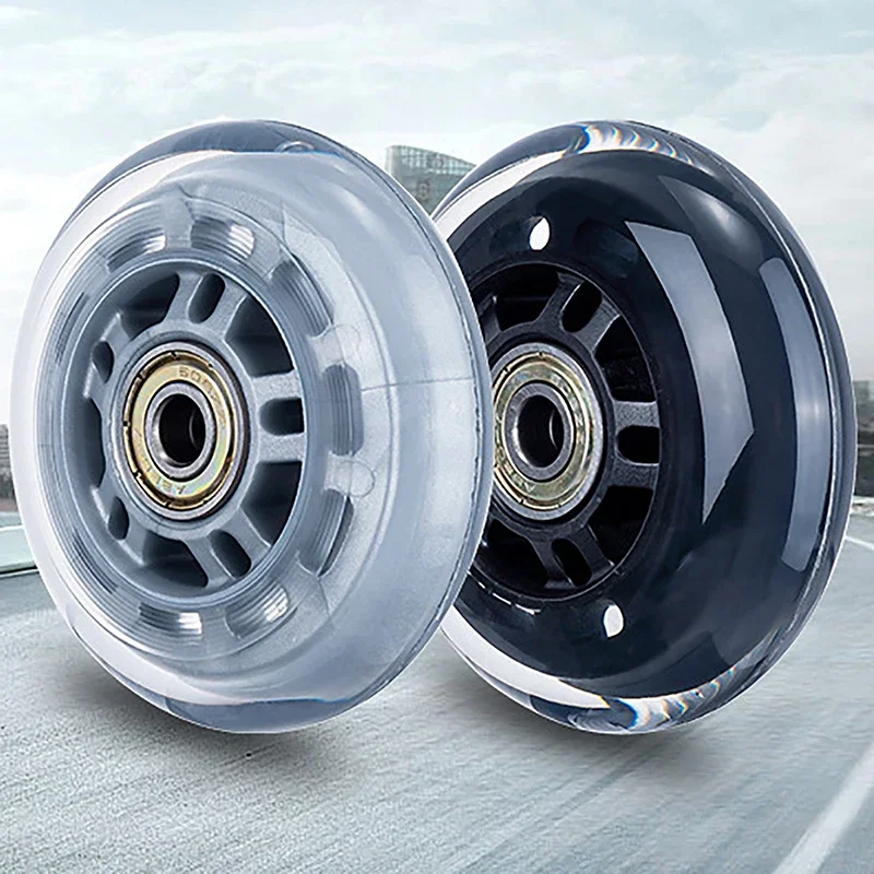 

4 шт., внутренний диаметр подшипника, черная прозрачная поворотная тележка для скутера, тележка для покупок, аксессуары для колес