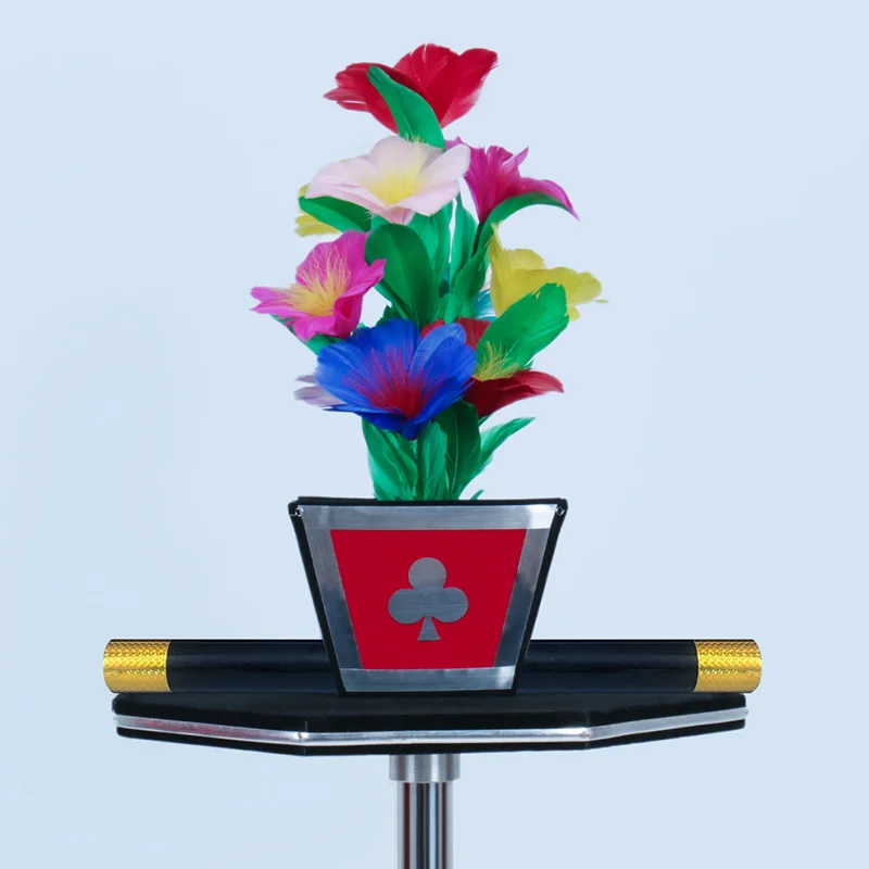 

Стол для исчезания цветов в горшках, волшебный исчезающий исчезающий букет и ваза, профессиональный стол фокусника, иллюзия, реквизит