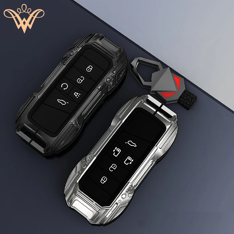 

Car Key Case Cover Remote Shell For GAC Trumpchi GS4 GM8 GA3 GA6 SGS7 GA4 GS5 GS3 Legend GS8 Protector Keychain Auto Accessories