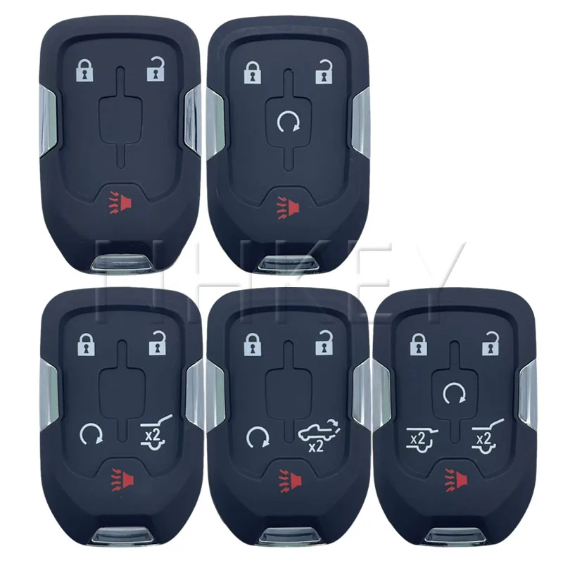 NHKEY Smart Keyless Fob Shell para Chevrolet Tahoe Silverado Suburban Tahoe GMC Sierra Acadia Terrain YUKON Capa para chave remota