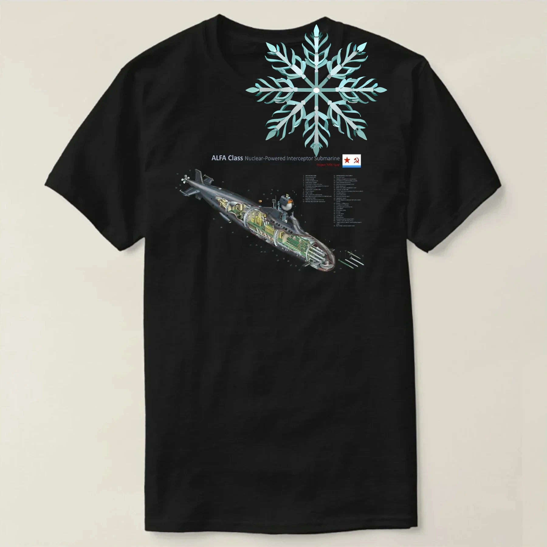 Projeto Naval Soviético 705 Lira Alfa Class Submarino de Ataque Nuclear 100% Algodão Manga Curta O-pescoço Camiseta Casual