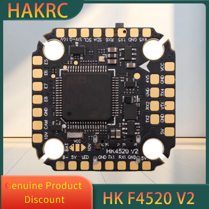 

HAKRC F405 V2 Mini DJI Flight Control Dual BEC Barometer 2-6S Racing Traverser