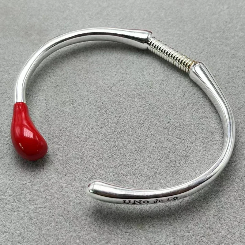 UNOde50-pulsera exquisita de alta calidad para mujer, bolso de regalo de joyería romántica, Europa y América, 2023