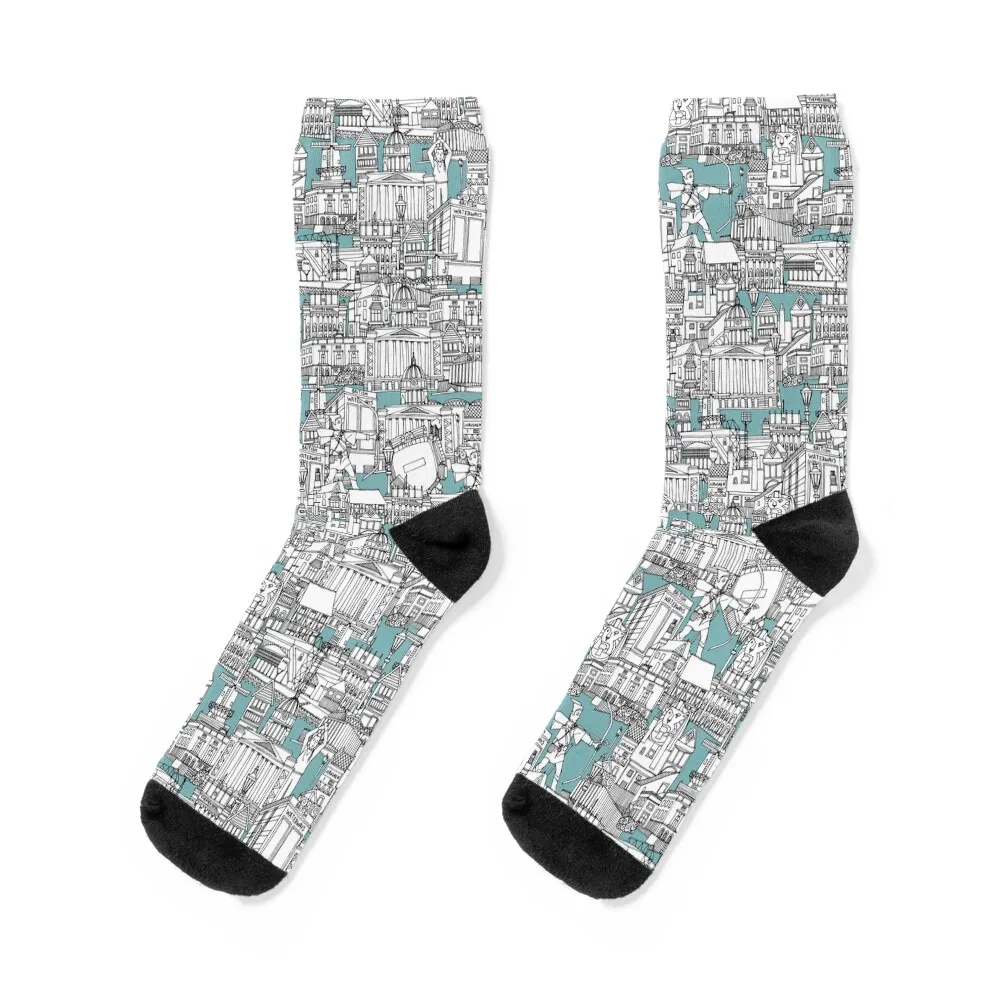 

NOTTINGHAM blue Socks luxury custom aesthetic men cotton high quality Men Socks Luxury Brand Women's