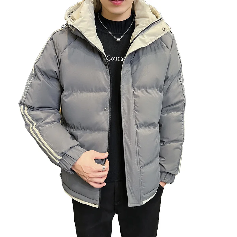 Winter Donzen Katoenen Jas Mannen Verdikte Puffer Jassen 2024 Oversized Gewatteerde Jas Man Warme Capuchon Jassen Kleding Ropa De Hombre