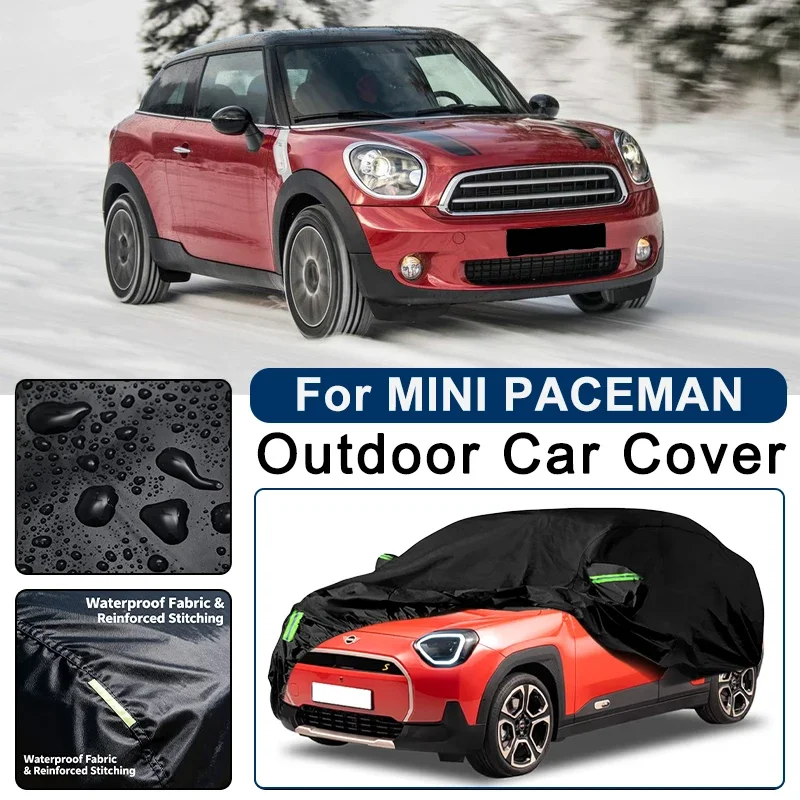 

Outdoor Car Cover Waterproof Dustproof UV Sun Protection, Full Car Protector Exterior Accessories For MINI PACEMAN R61