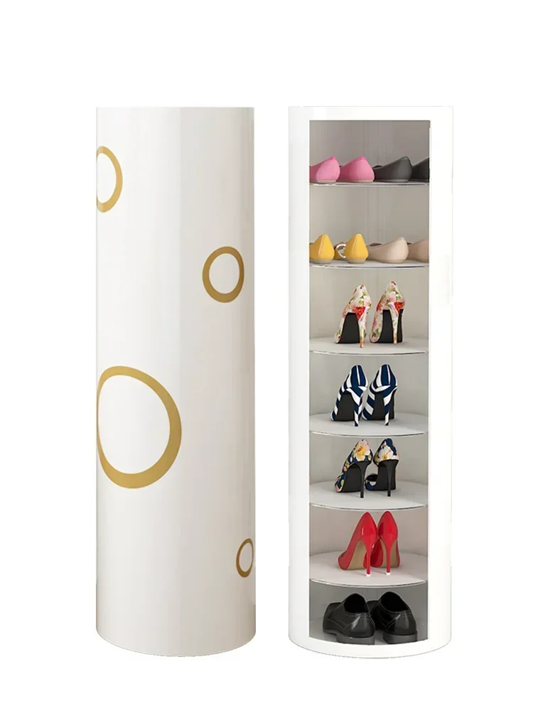 Rotating Small Shoe Cabinet Household Door Now Baking Paint Decoration Creative Multifunctional Into The Outdoor Porch