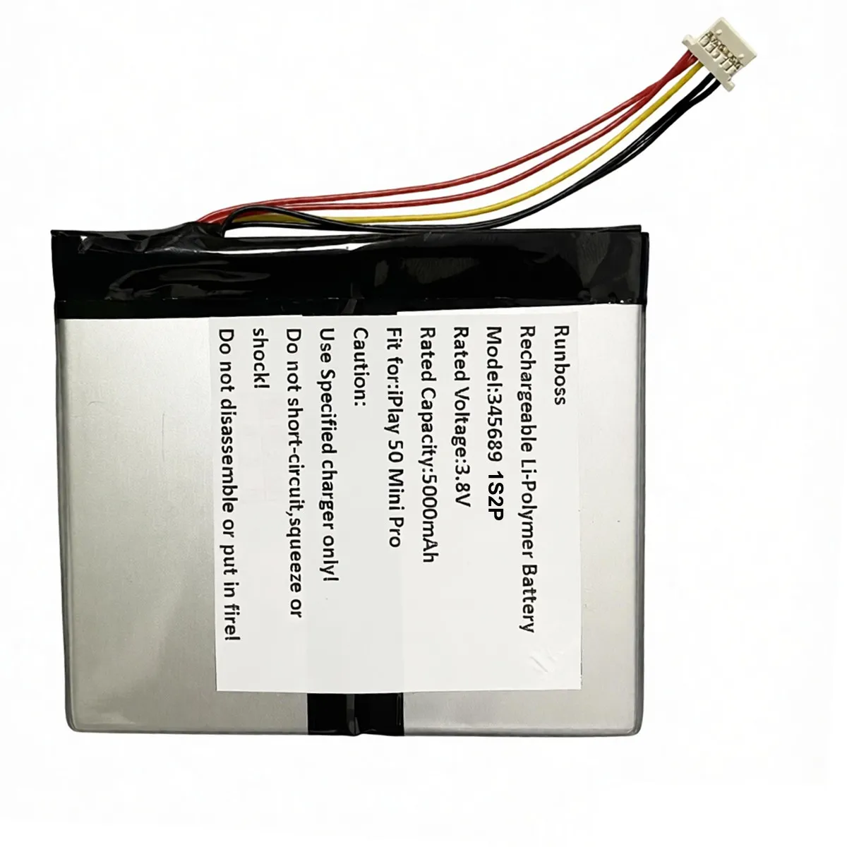 New 3.8V 5000mAh Tablet PC Battery For ALLDOCUBE iPlay 50 Mini iPlay50 Mini / iPlay 50 Mini Pro 5 Pin 5 Wires Plug 8.4inch