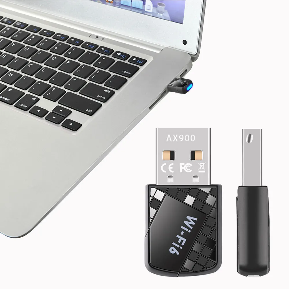 Мини-USB Wi-Fi адаптер 900 Мбит/с Wi-Fi Dongle 2,4G и 5 ГГц двухдиапазонный USB Ethernet ПК WiFi-адаптер Драйвер Бесплатный USB-приемник Ethernet