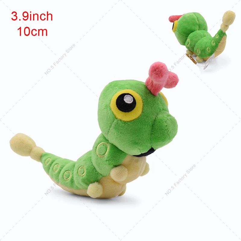 TOMY Pokemon Plush Toy Sprigatito Politoed Shaymin Caterpie Rayquaza Espeon Snivy Charizard Torterra Cute Soft Doll Peluche Gift