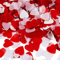 2500 Pieces of Heart-Shaped Heart Paper, Valentine's Day Table Decoration, Wedding Hand-Held Throwing Confetti, Balloon Filling