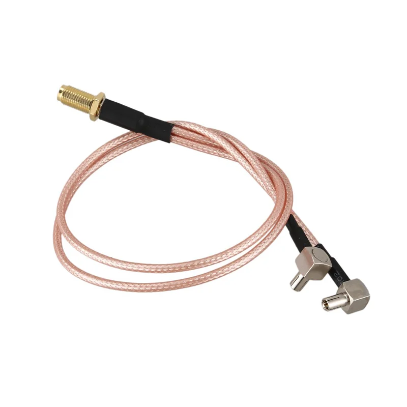 AB45 3X SMA أنثى إلى Y نوع 2 X TS9 ذكر/CRC9 ذكر موصل الفاصل الموحد ضفيرة كابل RG 316 30 سنتيمتر الذهب