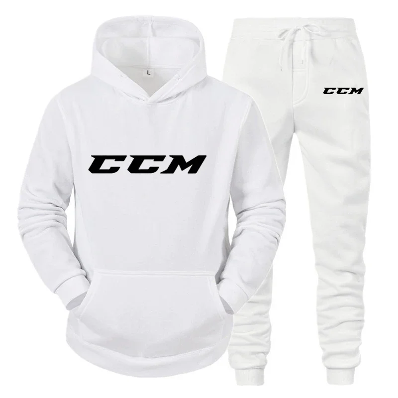 2023 Gloednieuwe Heren Mode Casual Herfst Set Sportkleding Tweedelige Hoodie Pullover Sportkleding Jogging Set Ccm