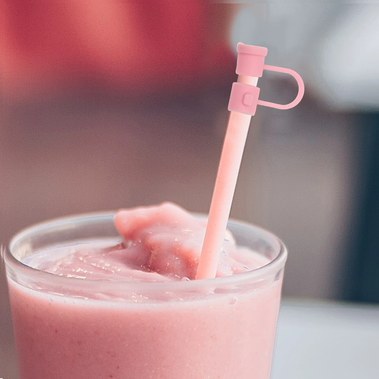 

12Pcs Colored Silicone Straw Stoppers Flexible Drinking Tips Protector Cabinet Hardware Accessories