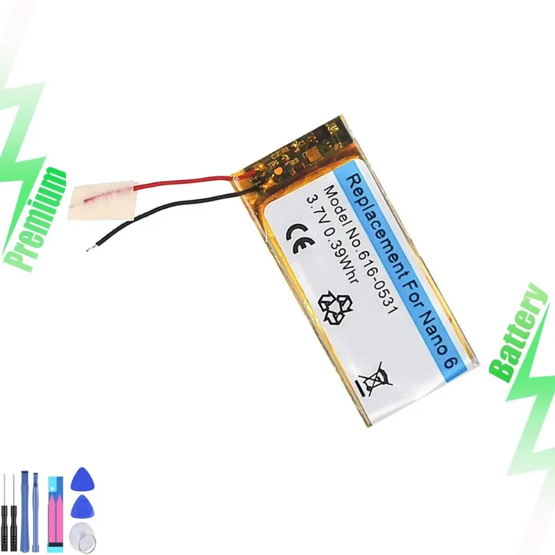 

Сменная батарея для Nano 6-го поколения A1366 16GB 8GB 616-0531