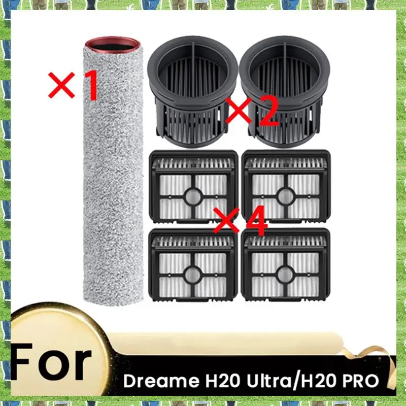 

FTS 7 Pcs Main Brush And Filter For Dreame H20 Ultra/H20 PRO Sweeping Robot Accessories Cleaner Parts Replacement