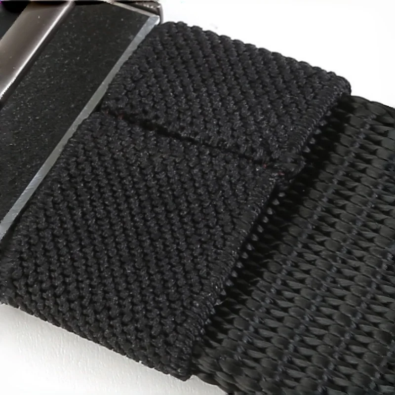 Herren Nylon-Taktikgürtel mit Schnellverschluss-Schnalle aus Kunststoff, Verstellbarer Canvas-Hüftgurt für Sport, Alltag und Freizeit – Detail 3