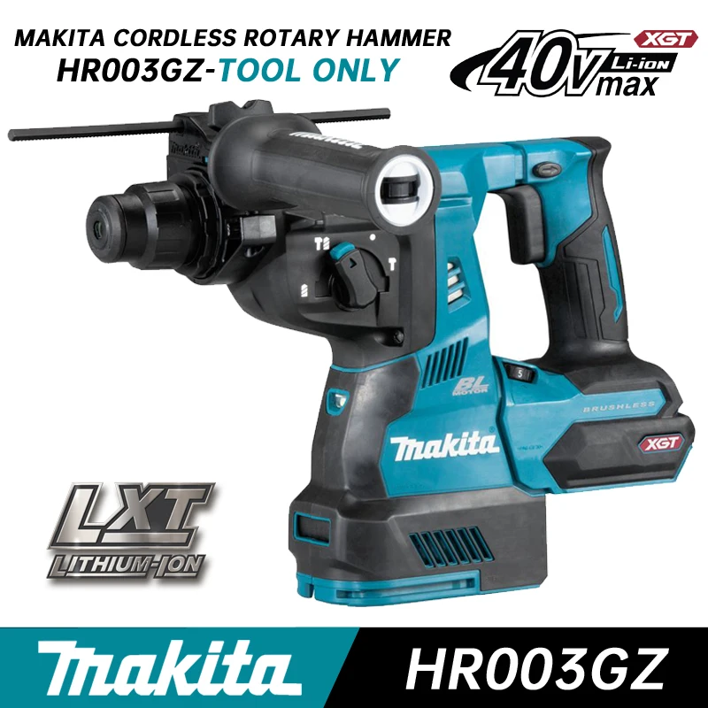 Makita HR003G Rotary Hammer 40V Lithium Battery 28 mm (1-1/8″) Cordless Combination Hammer SDS-PLUS Bits Handle Power Tools