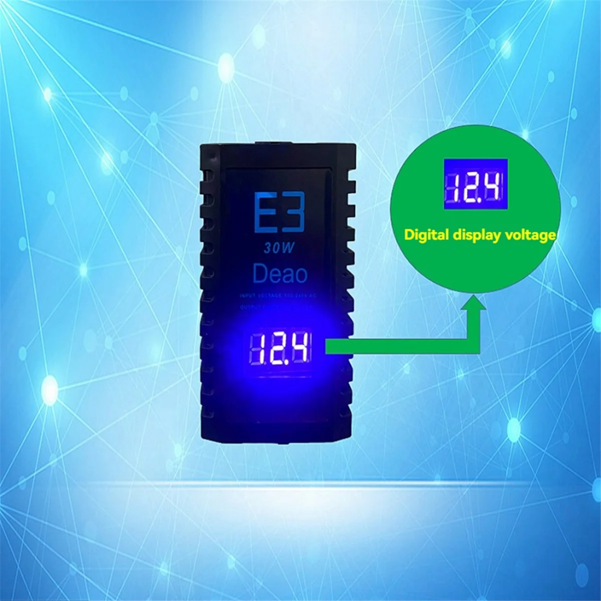 ABNJ E3 Charger Balanced Charger Model Airplane Battery 2s3s4s Lithium Battery 30w Model Drone Toy Lithium Battery Charging (US)