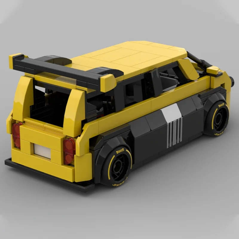 331 Uds. MOC City Champions Renault Espace modelo arquitectura de bloques de construcción regalo de Navidad ensamblar DIY juguete creativo Idea ladrillo