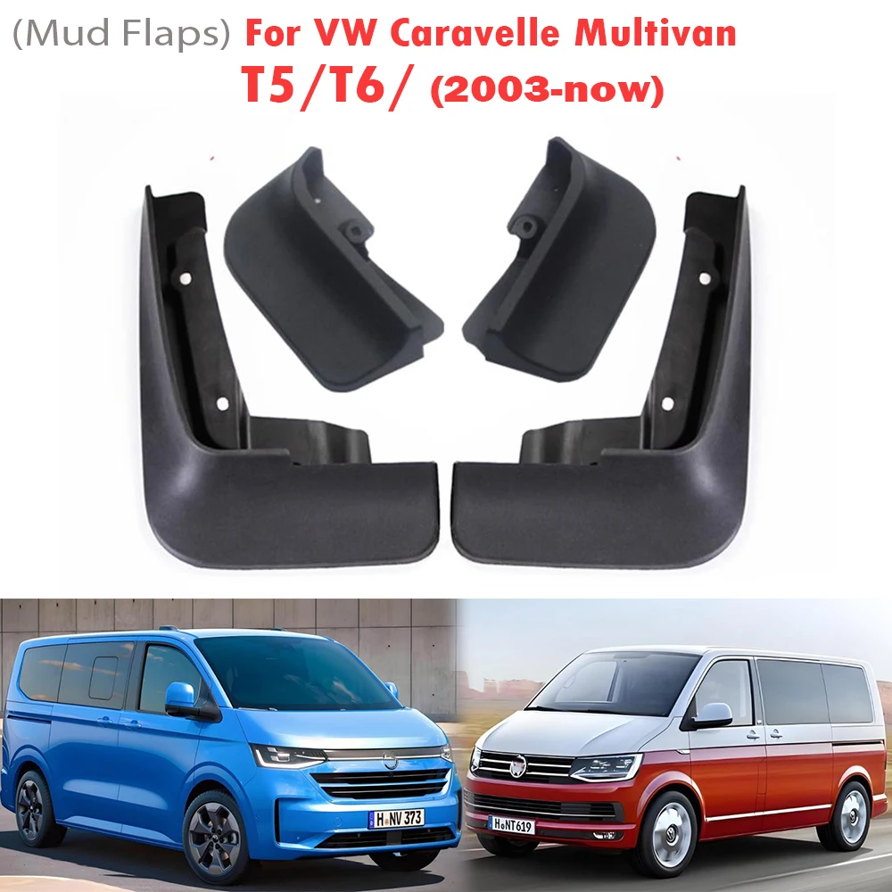 Mud flaps for VW Multivan T5 Mudflap splash Guard Fenders Multivan Mudguards Fender car accessories Front Rear 4 pcs 2004-2015