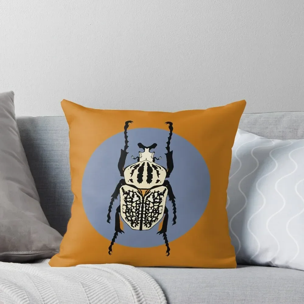 

Goliath Beetle Throw Pillow luxury decor Pillow Decor pillow