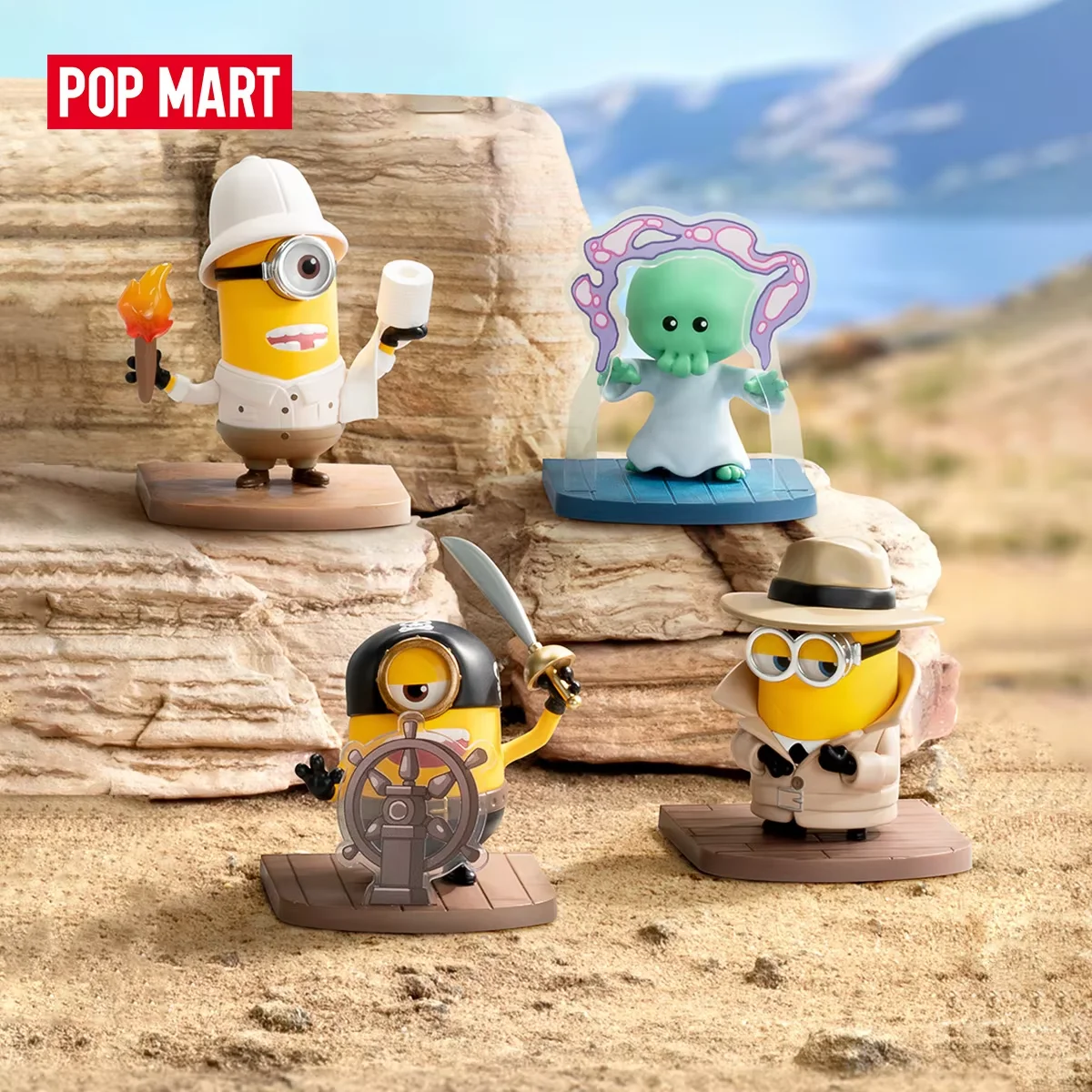 POP MART ILLUMINATION'S Minions Monsters Series Genuine Blind Box Toys Mystery Box Cute Models Anime Action Figur Gift