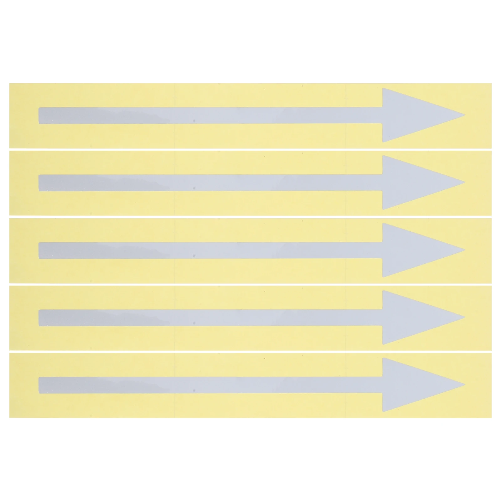 5pcs Reflective Mailbox Stickers Directional Decals Self-Adhesive Mailbox Marking Arrow Floor Waterproof Large