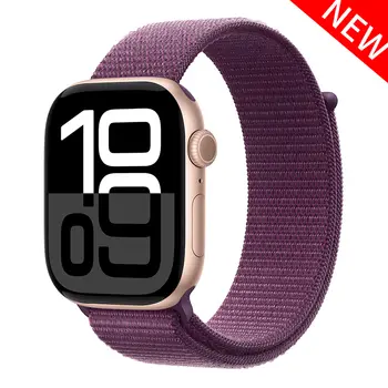 適用於 Apple Watch 45mm、44mm、49mm、46mm、40mm、41mm、38mm、42mm 的尼龍錶帶,Correa 錶鍊,iWatch Series 6、SE、7、8、9、10 和 Ultra2 錶帶 10 最佳銷售 蘋果手錶尼龍錶帶 - №1
