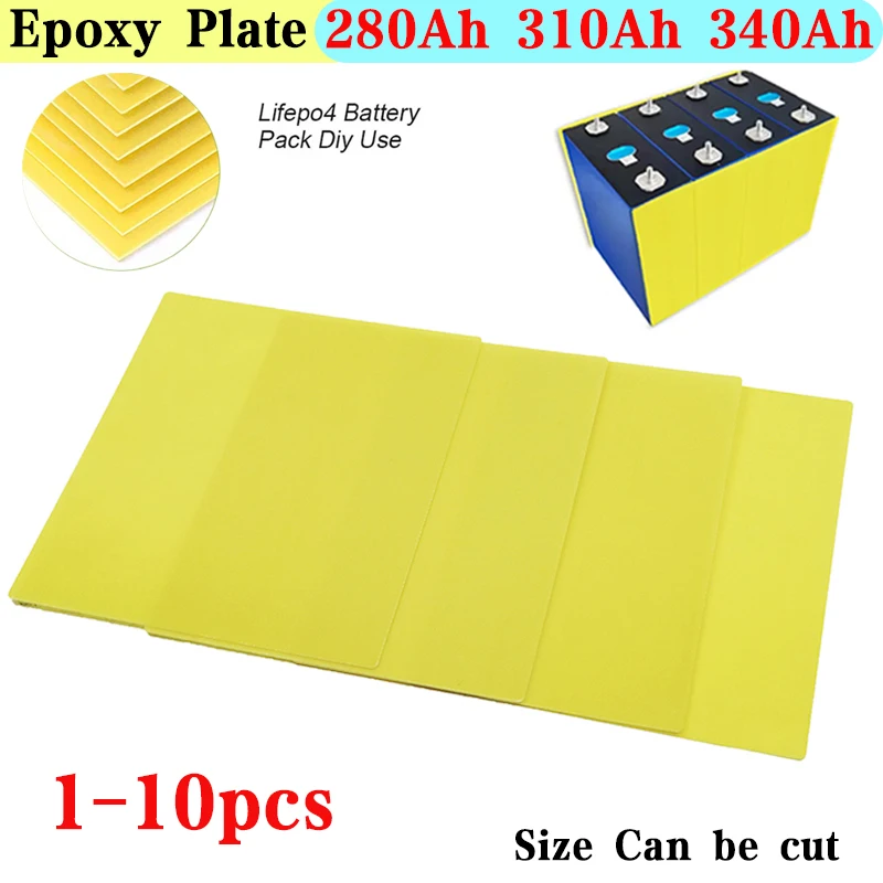 High Temperature Resistant Protection Board 3240 Insulation Board Epoxy Plate Insulator 203x172x0.5mm For Lifepo4 Battery Pack