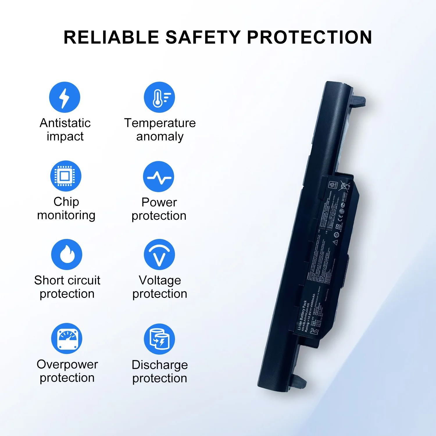SARKAWNN A32 K55 ASUS Battery X45VD X55 X55A X55C X55U A45 A45D A45DE A45DR A45N A45V A45VD A45VG A45VM A45VS A55 SERIES