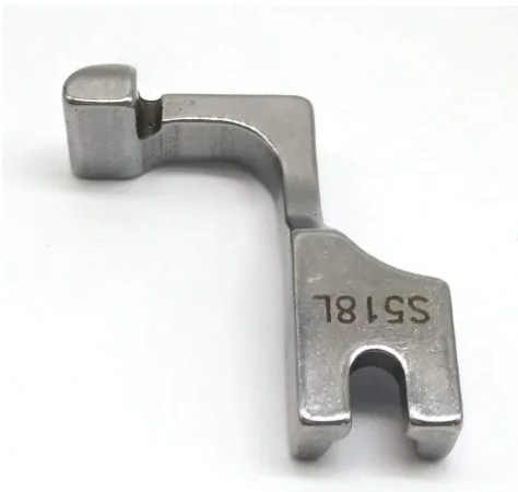 

S518L Single-Sided Invisible Zipper Presser Foot for T168 Industrial Sewing Machine Lockstitch Machine