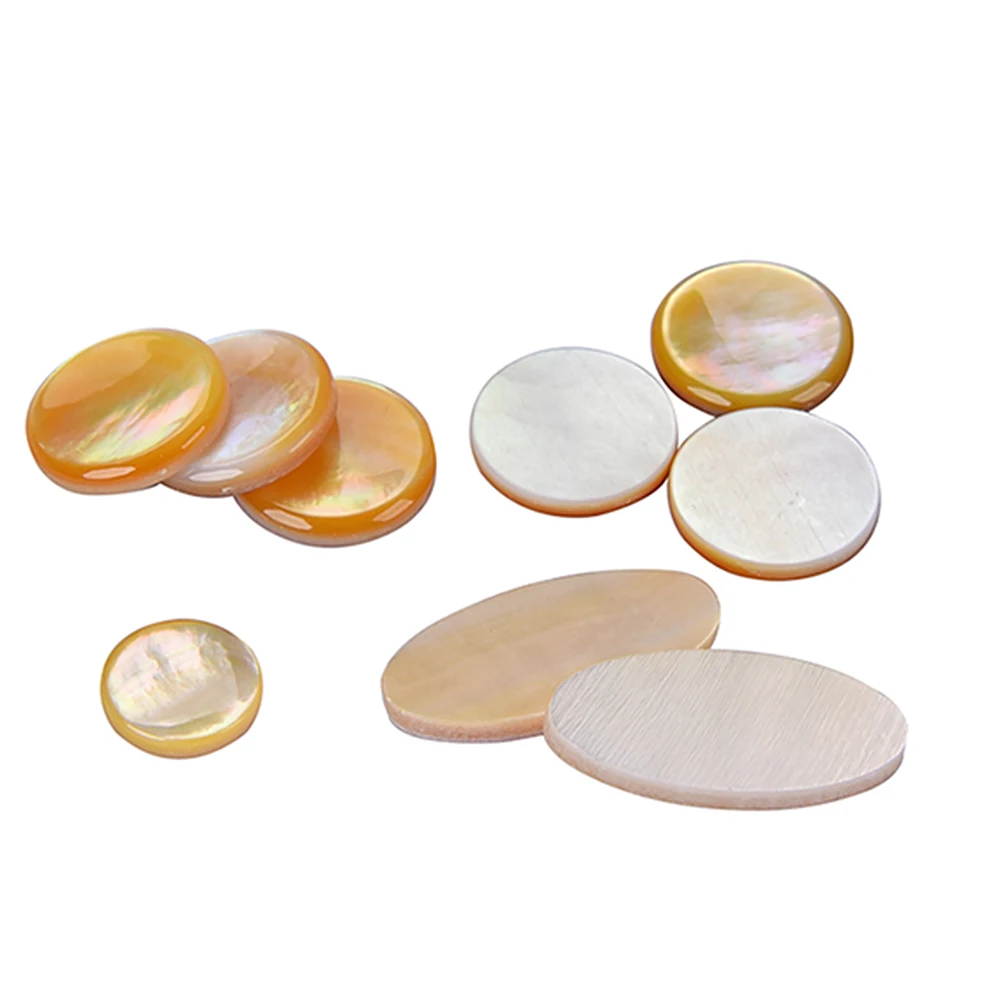 

9pcs Saxophone Key Button Shell Alto Tenor Soprano Accessories Material Lightweight Bright Glossy Finish High Quality