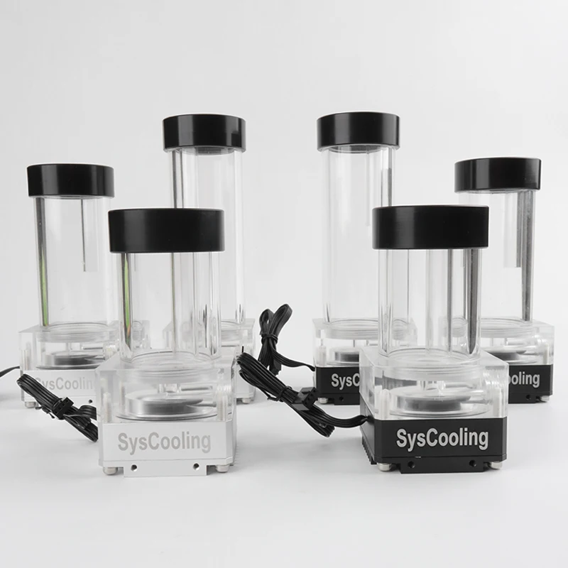 SysCooling Water Cooler Pump 12V Pc Water Cooling Reservoir With 130mm Tank Water Cooling DIY liquid cooling for Print