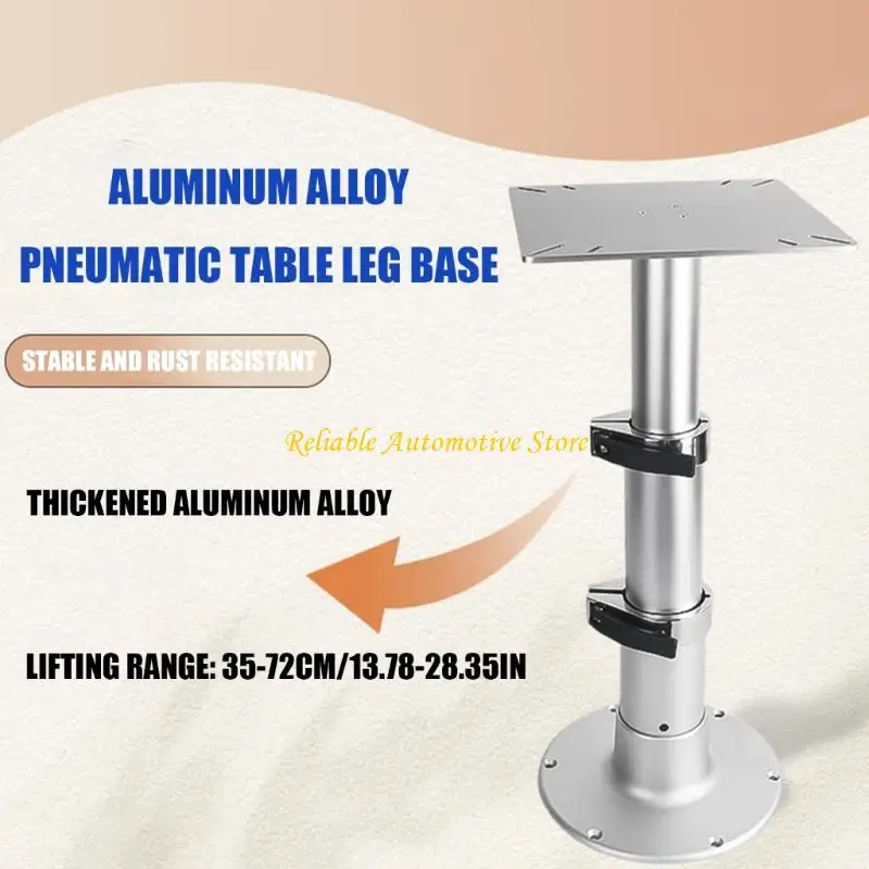 M68B Boat Motorhome Table Support Base Telescopic Table Pedestal Aluminum Lift Design