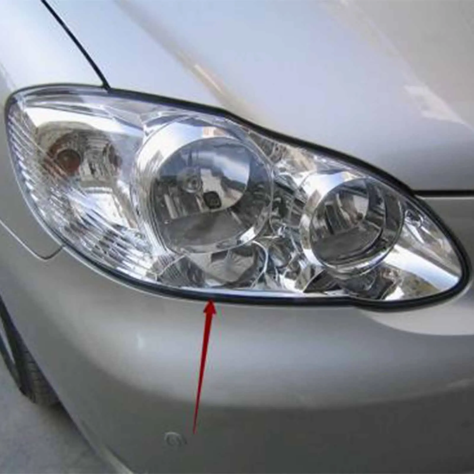 

Передний бампер, фара дальнего света, указатель поворота, левый и правый для Toyota Corolla ex 2003 2004 2005 2006-2009