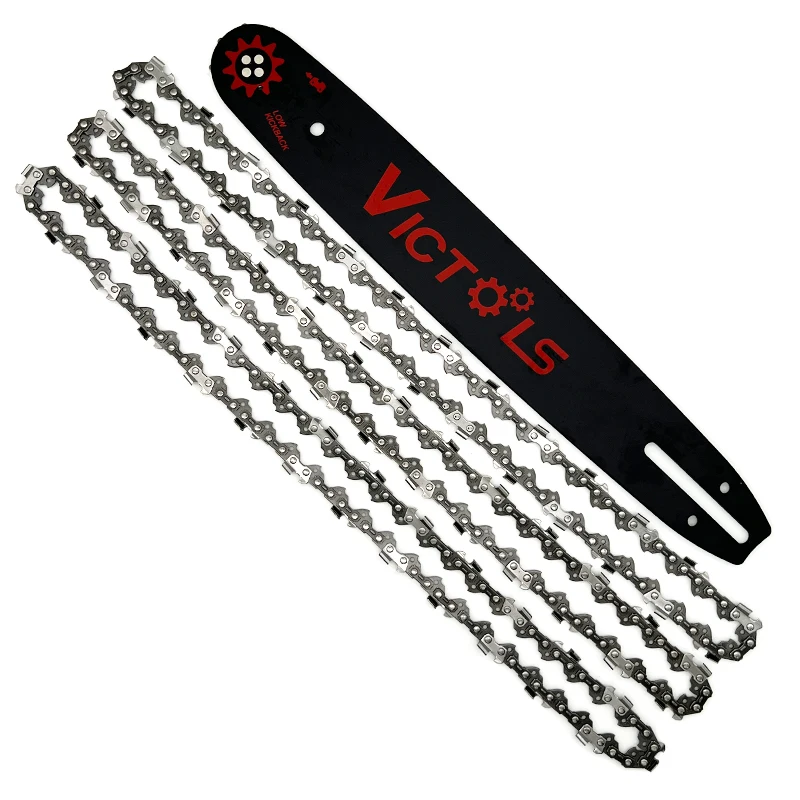 

Garden Power Tool Accessories Chainsaw Parts Guide Bar with Chain Blade 14'' 3/8" 0.050" 52Links