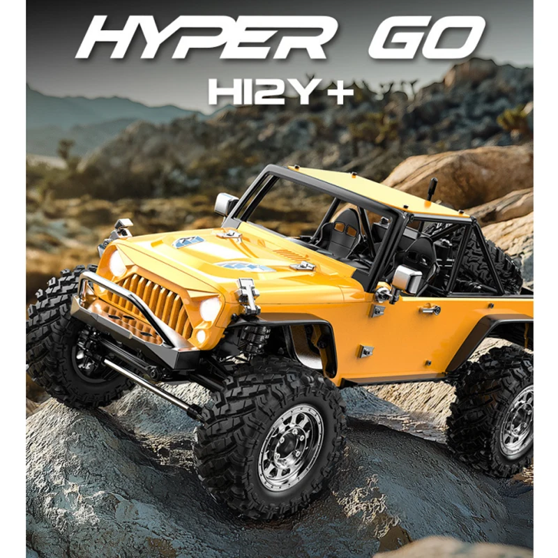 New H12Y+/H12Y HYPER GO 1/12 2.4GHZ RC Brushless Aluminum Car Body Full Car Ball Bearings Electric Car Model Toy