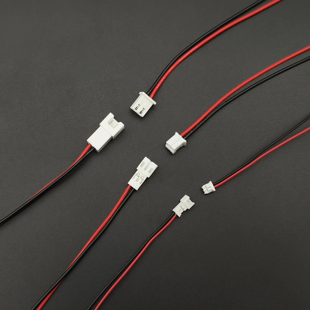 10 Paar Micro JST 1,25mm/PH 2,0/XH 2,54 2-Pin Stecker-Buchse-Verbinder 1,25mm 2,0mm 2,54mm Abstand Mit Kabeln – Detail 3