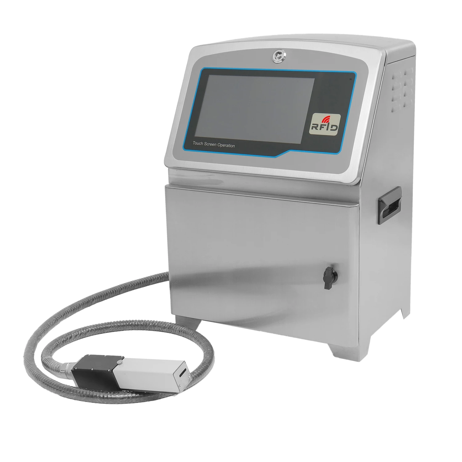 Ruby Nozzle Stampante a getto d'inchiostro CIJ Custodia per marcatura multifunzione Bottiglia acrilica Data di scadenza Data Codifica con touch screen